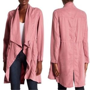 NWT Clay Red Open Drape Jacket